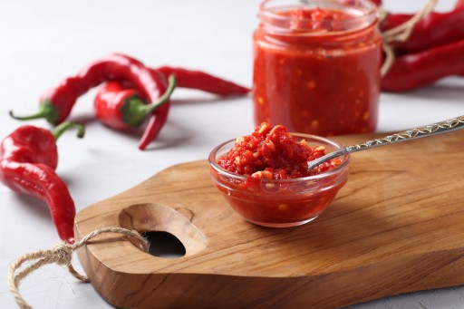 Harissa Sandra čili paprička pasta 185g téglik
