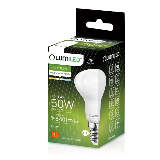 LED žiarovka E14 R50 Reflektor 6W = 60W 540lm 4000K