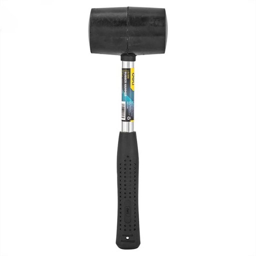 Gumené kladivo Deli Tools EDL5616, 0,5 kg (čierne)