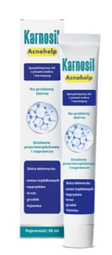 Karnosil Akné help Specialist gél s iónmi striebra a karnozínom 50ml