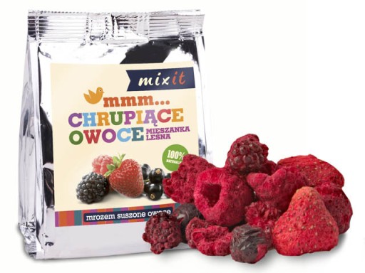 Crispy Forest Mix mrazom sušeného ovocia