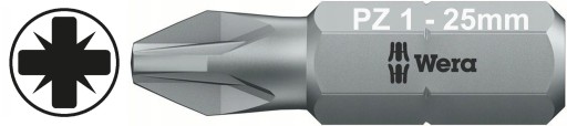 WERA 855/1 Z Bit Hrot PZ1 Pozidriv PZ 1 25mm 1ks