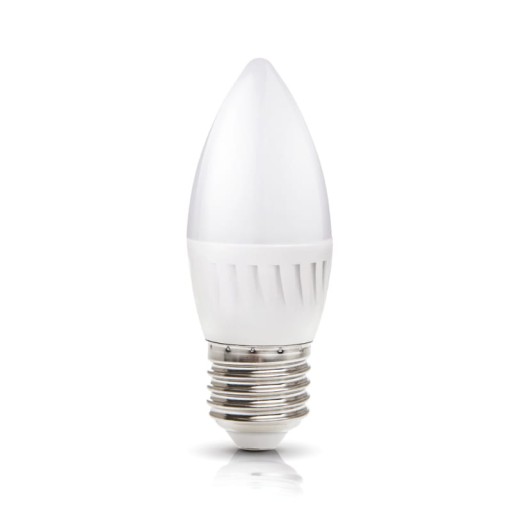 LED žiarovka na sviečku SW 9W E27 PREMIUM teplá farba 3000K KASWE279WCB Kobi