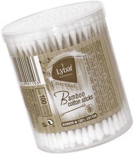 Bambusové vatové tyčinky 100 kusov LYBAR Original