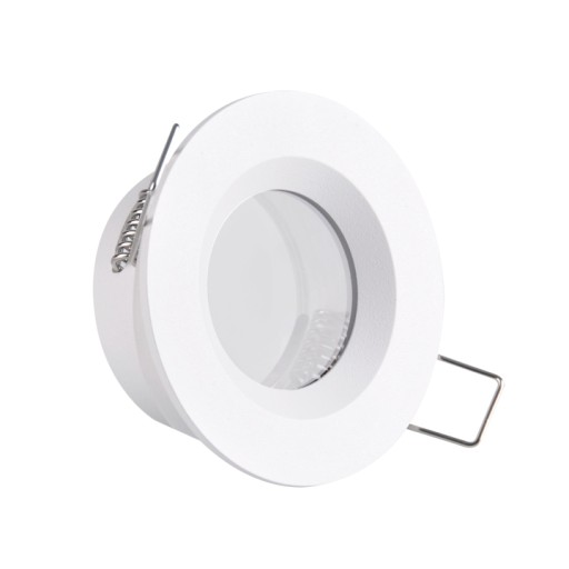 Hermetické biele stropné halogénové svietidlo s krytím IP44 pre LED