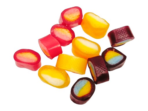 MINI DOUBLE - mix dvojitých plnených káblov Pico Balla - 80g