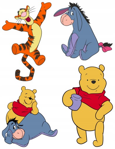 NÁLEPKY NA BIELEJ FÓLII NA NÁSTENNÝ NÁBYTOK MACKO PÚ TIGER OSLOV