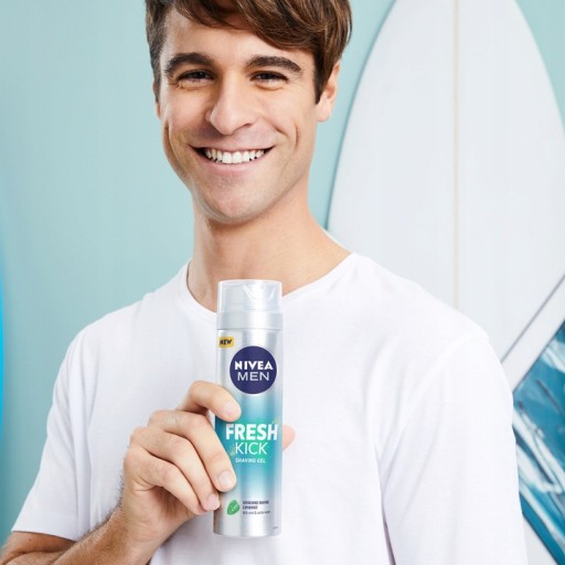 NIVEA Men Fresh Kick gél na holenie 200 ml