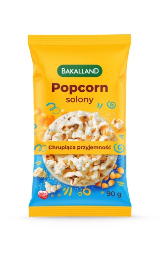 BAKALLAND Popcorn zrnká solené do mikrovlnky 90 g