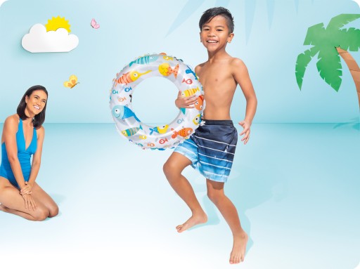 Plážové PLÁVAČKY 61 cm INTEX