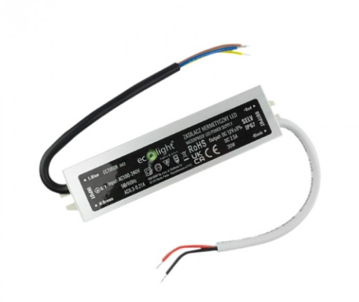 LED napájacia páska Hermetická 30W 12V 2,5A 160x30x20 Kúpeľňový nábytok
