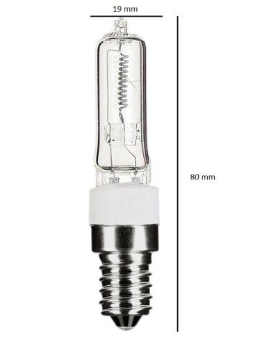 Halogénová žiarovka JD E14 vlákno 230V 250W 5100lm