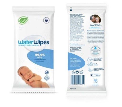 WaterWipes BIO Vlhčené obrúsky 28 ks.