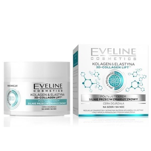 Silne protivráskový krém Eveline Cosmetics Collagen & Elastin