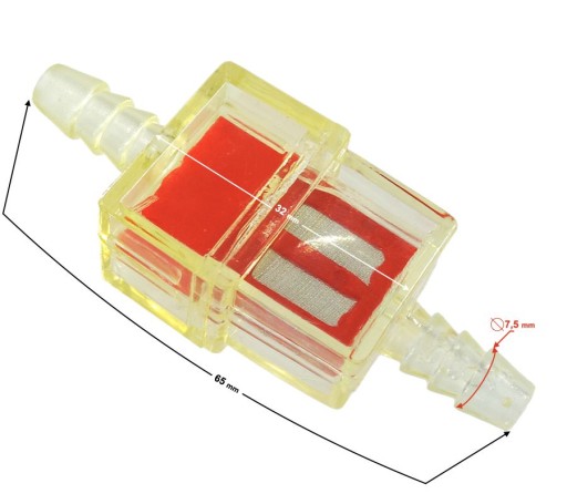 Univerzálny palivový filter 6 mm Moto Quad skúter