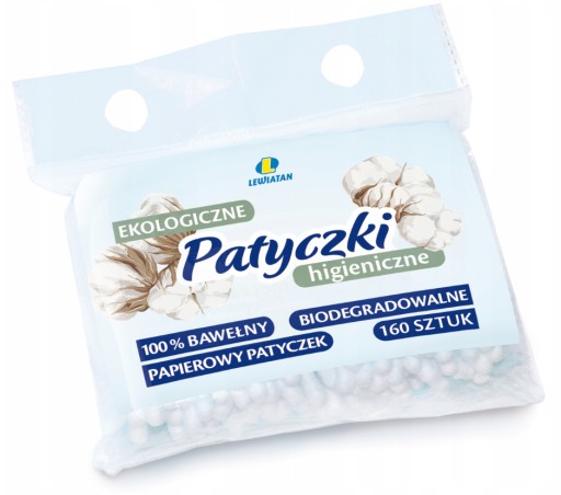 EKO HYGIENICKÉ TYČINKY NA KOZMETICKÉ UŠI 160 ks