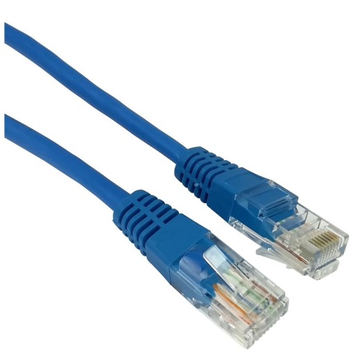 Patchcord RJ45 8p8c UTP CAT6 modrý 3m