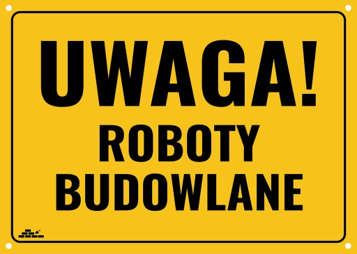 STAVEBNÁ DOSKA DOSKA NA STAVEBNÉ PRÁCE 350x250mm INFORMAČNÁ TABUĽA