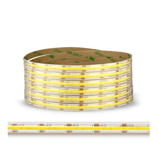 COB STRIP 480LED/M IP67 4000K NEUTRÁLNY 9W/mb DC12V / 1 METER NEVYPNUTÉ SVETLO