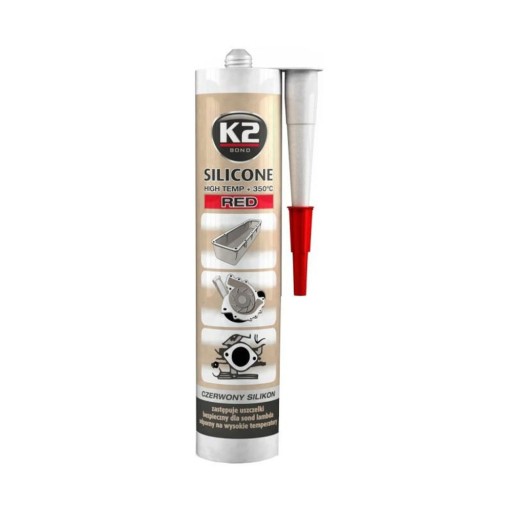 K2 VYSOKOTEPLOTNÝ SILIKÓN ČERVENÝ 350°C 300G