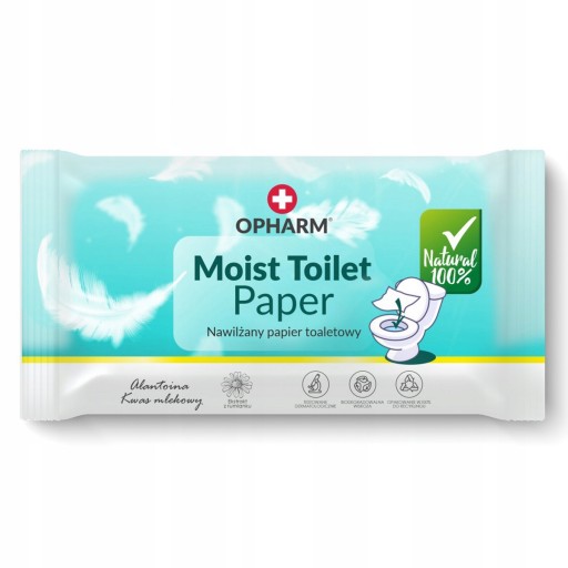 Opharm Toilet Wipes vlhčené obrúsky na toaletný papier 48 ks.