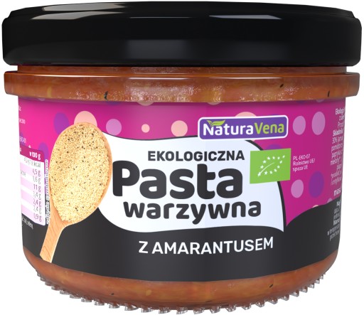 RASTLINNÁ PASTA S AMARANTUS BIO 185 g - NATURAVENA