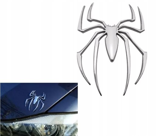 3D Spider Man Emblem Spider Tuning Chrome Tuning