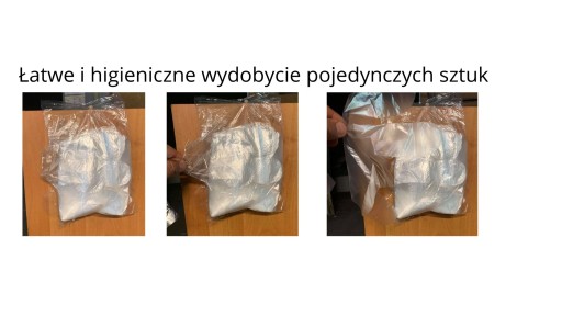 HDPE rukavice, 100 ks, veľkosť L, CERTIFIKÁTY!!!