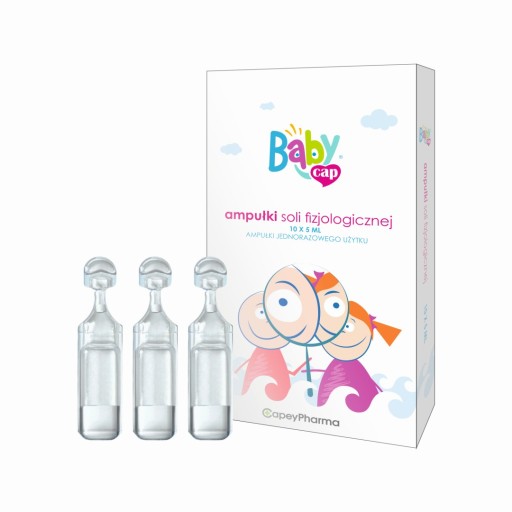 Babycap fyziologické ampulky 10 ampérov. 5 ml