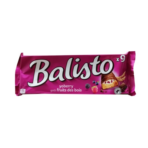Balisto Jogurt Beeren Tyčinky Bobule Jogurt 9 ks 166,5g