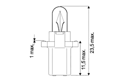 JMP žiarovka 12V 1,2W B8,3D Suzuki UH 150 Burgman