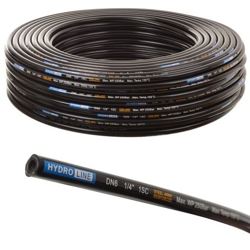 Hadica hladká DN6 1SC 250bar pre armatúry Karcher, metre
