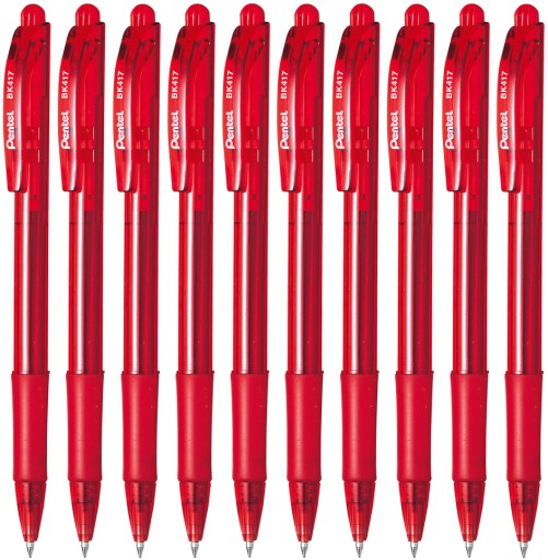 AUTOMATICKÝ GUĽOVÝ PENTEL WOW 0,7 ČERVENÁ x10