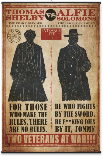 Peaky Blinders filmový plagát Thomasa Alfieho 61x91,5