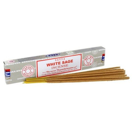 SATYA WHITE SAGE KADIDLO 15G BIELA ŠALvia INDIA