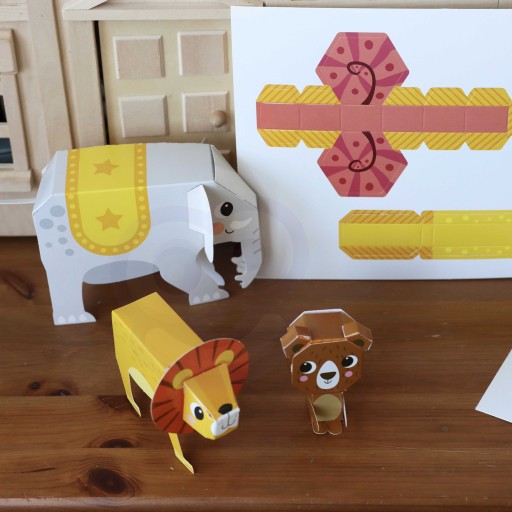 KREATÍVNA VZDELÁVACÍ SADA ORIGAMI 3D ZVIERATKÁ Urob si sám 10 zvieratiek