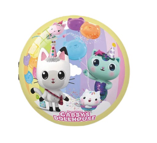 GUMOVÁ LOPTA 14 CM PLÁŽ PRE DETI DOMČEK MAČIČKA GABI GABBYS BOBÍK