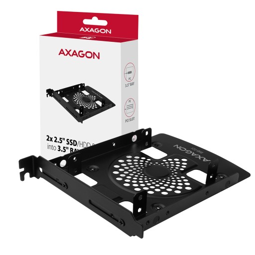 RHD-P25 Kovový rám pre montáž 2x 2,5'' HDD''