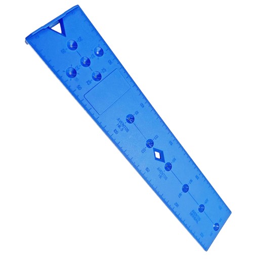 Šablóna na montáž VODÍTEĽA zásuvky a PÁNTOV KRABICE 55x270mm
