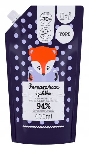 YOPE Gél pre deti ORANGE APPLE náplň