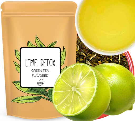 Zelený čaj Yerba Mate Rooibos limetkový DETOX