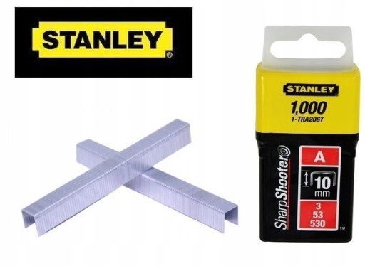 STANLEY 10mm STANLEY ZOŠÍVAČKY DO ZOŠÍVAČKY NA ČALÚNENIE
