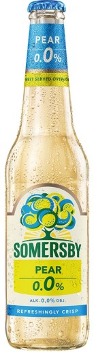 Somersby Hruška pivo 0,0% fľaša 400 ml