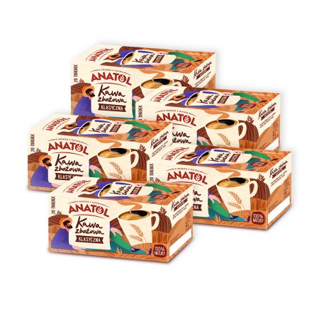 Klasická obilná káva Anatol - express 84g delecta