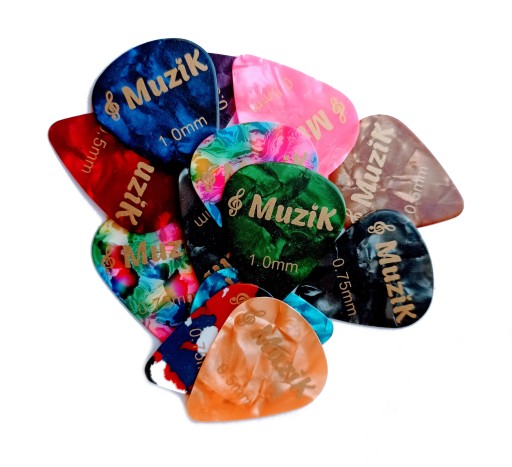 Gitarové trsátka 10 KS MuziK gitarové trsátka KVALITA