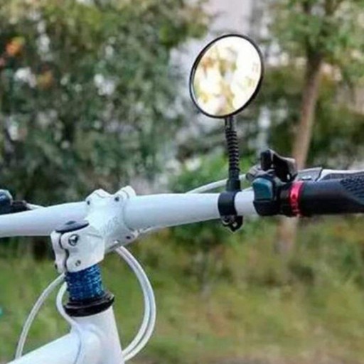 Spätné zrkadlo na bicykel, UNIVERZÁLNE, ĽAHKÉ, s dobrou viditeľnosťou