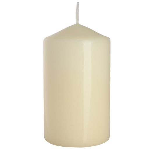Sviečka valcová BISPOL Aura 50H 12CM SW70/120 ECRU