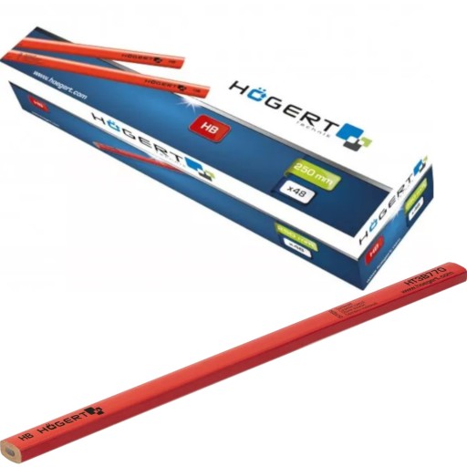 Tesárska ceruzka, HB, 250MM HOGERT HT3B770