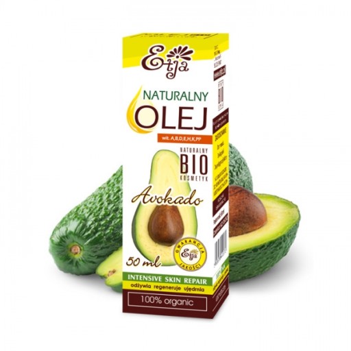 Etja Avocado Oil Bio 50 ml Intenzívne hydratuje
