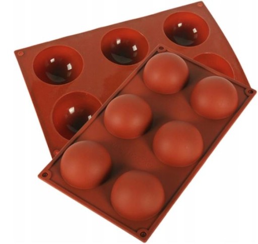 SILIKÓNOVÁ FORMA NA PEČENIE PLÁŠKOV, VEĽKÉ POLOGULY